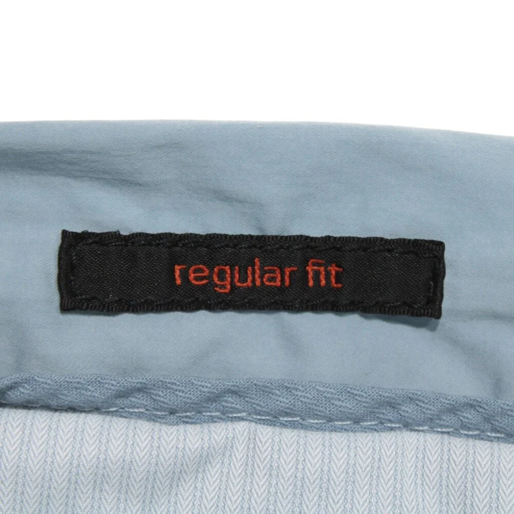 Alberto NWT Chinos / Casual Pants Size 34 US Regular Fit in Blue Cotton Blend